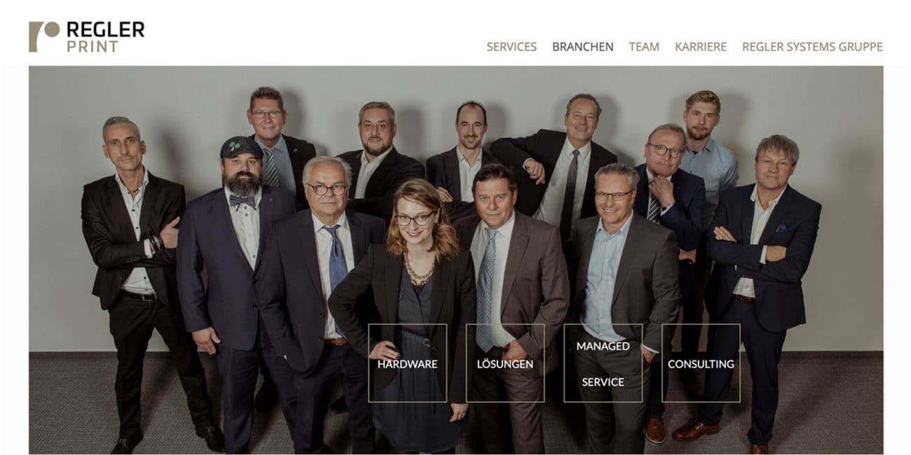 Regler Systems Webseite