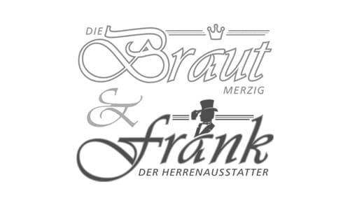 Die Braut Merzig und Frank der Herrenausstatter